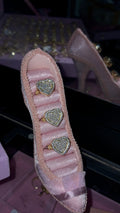 Large Pink Diamond Heart