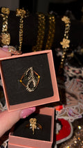 Large Letter Ring