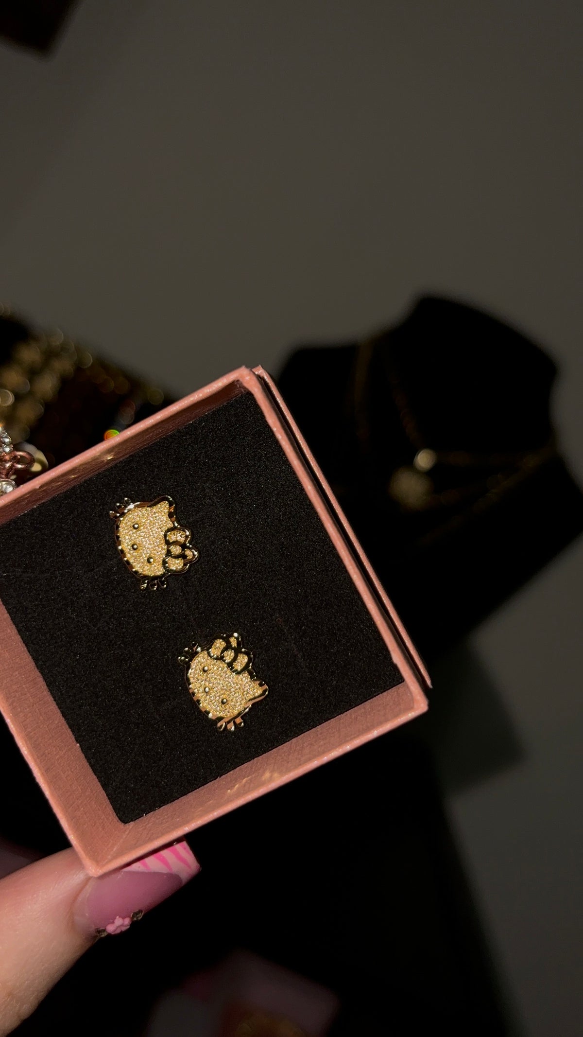 Small Kitty Earrings